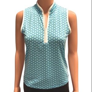 SIGRID OLSEN Sleeveless Active Golf Tennis UPF 50 Top NWT XS